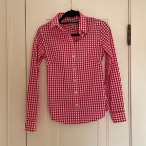 Bright Pink fitted button down